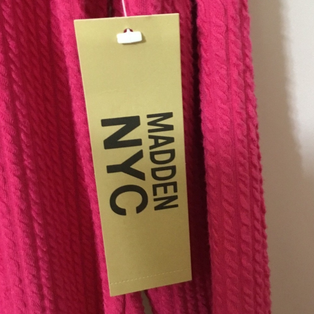 Madden NYC~NWT~Women’s Textured Dress in Punk Pink~Size XXL - Picture 6 of 10